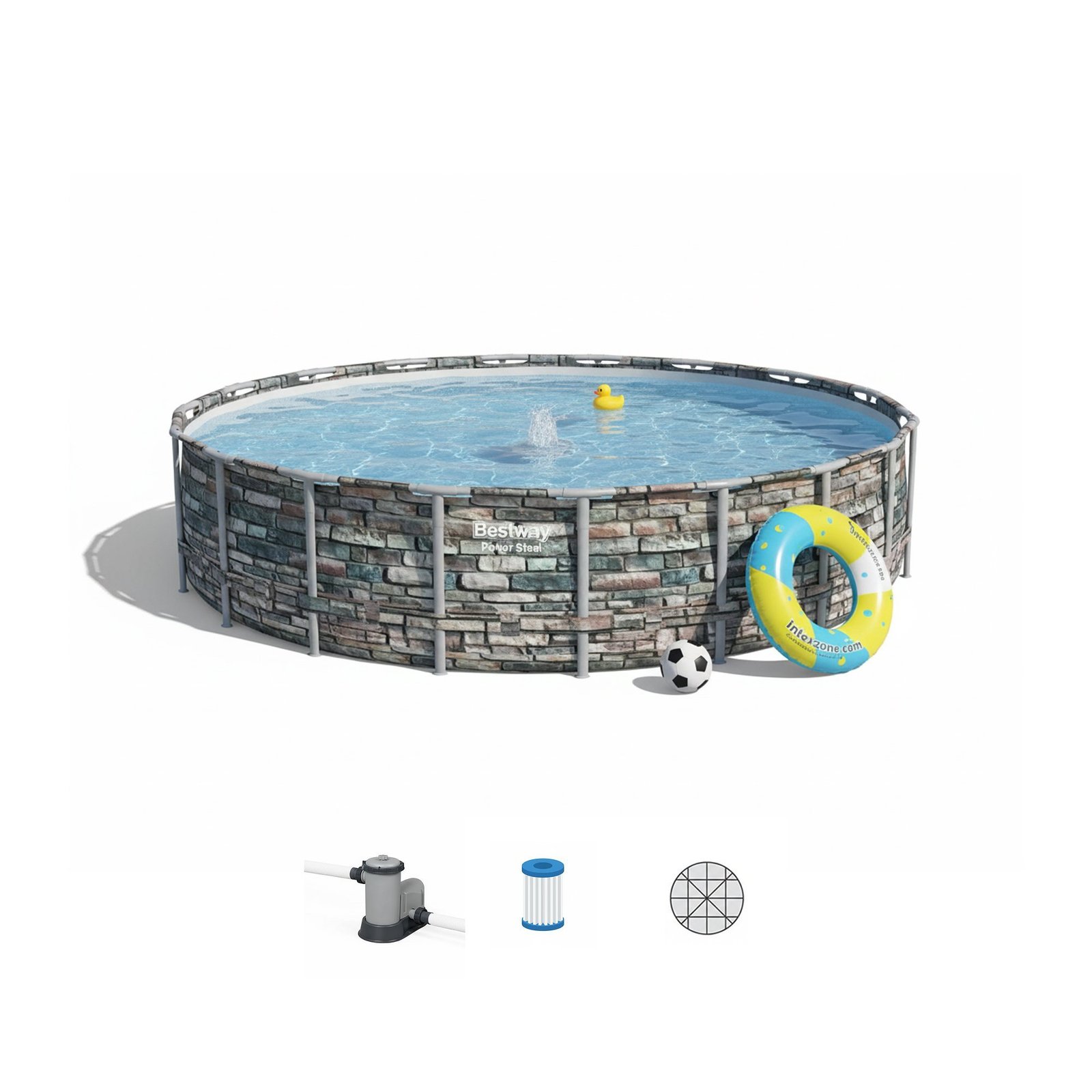 Buy BESTWAY - Steel Pro Swimming Pool - 20ft X 4.5ft - IntexZone.com